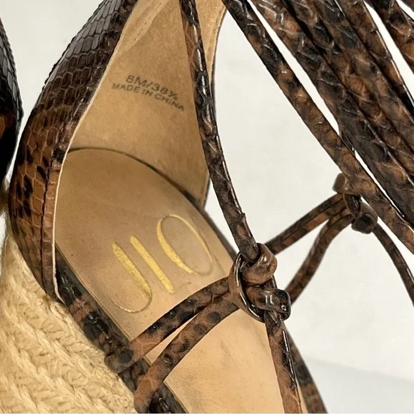 JLO wedge  sandals heels - Picture 6 of 7